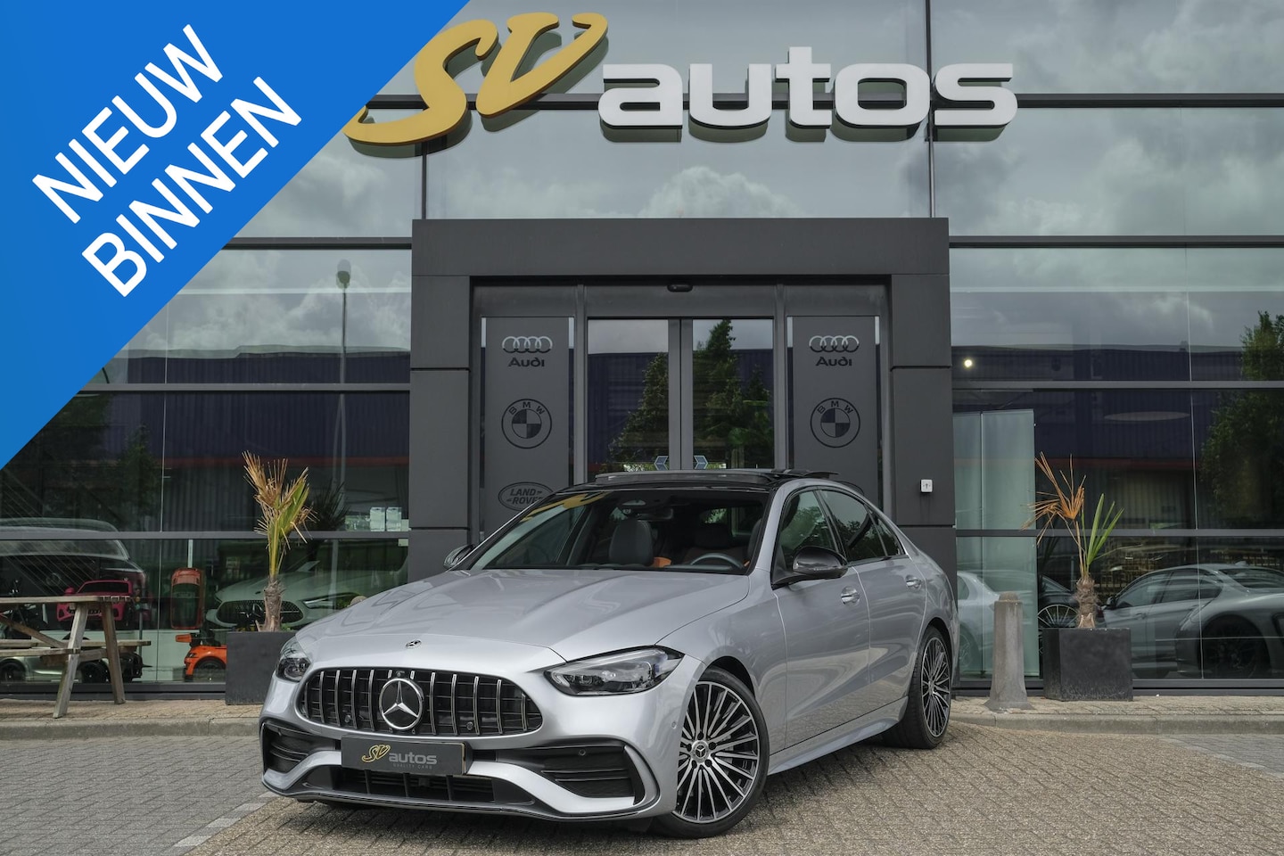 Mercedes-Benz C-klasse - C300 AMG 258pk Panoramadak Digital light Stoelventilatie Head-up 19" LMV Memory Night pakk - AutoWereld.nl
