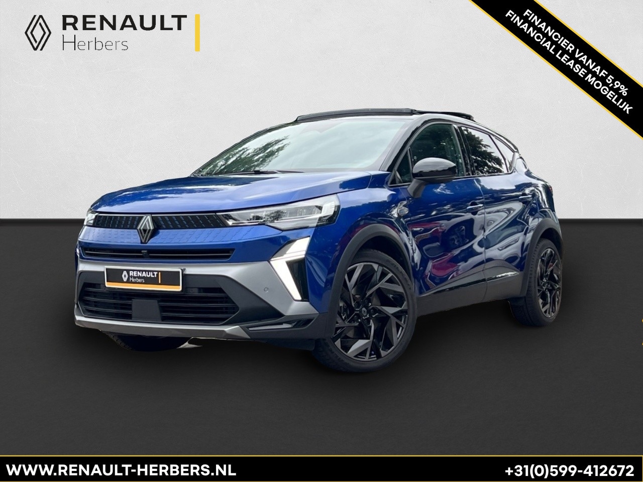 Renault Captur - 1.6 E-Tech full hybrid 145 esprit Alpine PANORAMADAK /  19'' / 360 CAMERA / NAVI / ECC / T - AutoWereld.nl