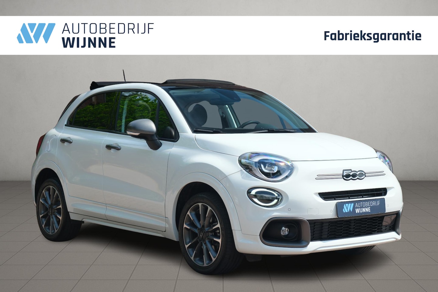 Fiat 500 X - 1.5 Hybrid 130pk DCT7 Sport Cabrio | Navi | App Connect | Climate | Camera | Blind Spot | - AutoWereld.nl