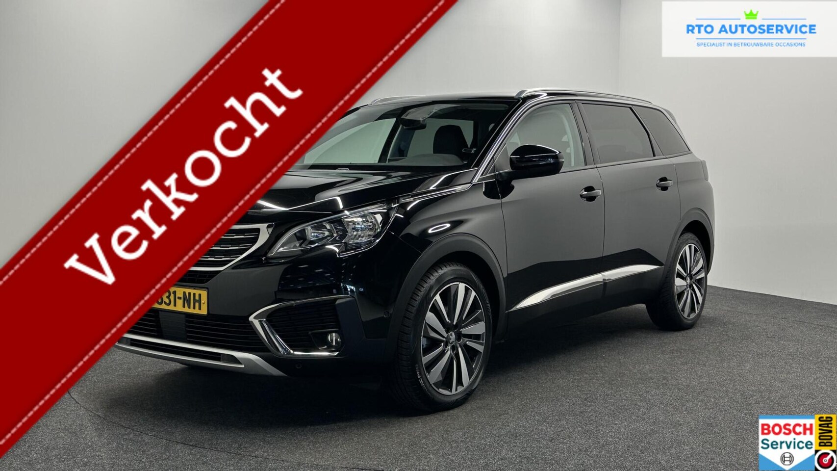 Peugeot 5008 - 1.2 PureTech Blue Lease Premium CARPLAY TREKHAAK LM NAVI CRUISE. - AutoWereld.nl
