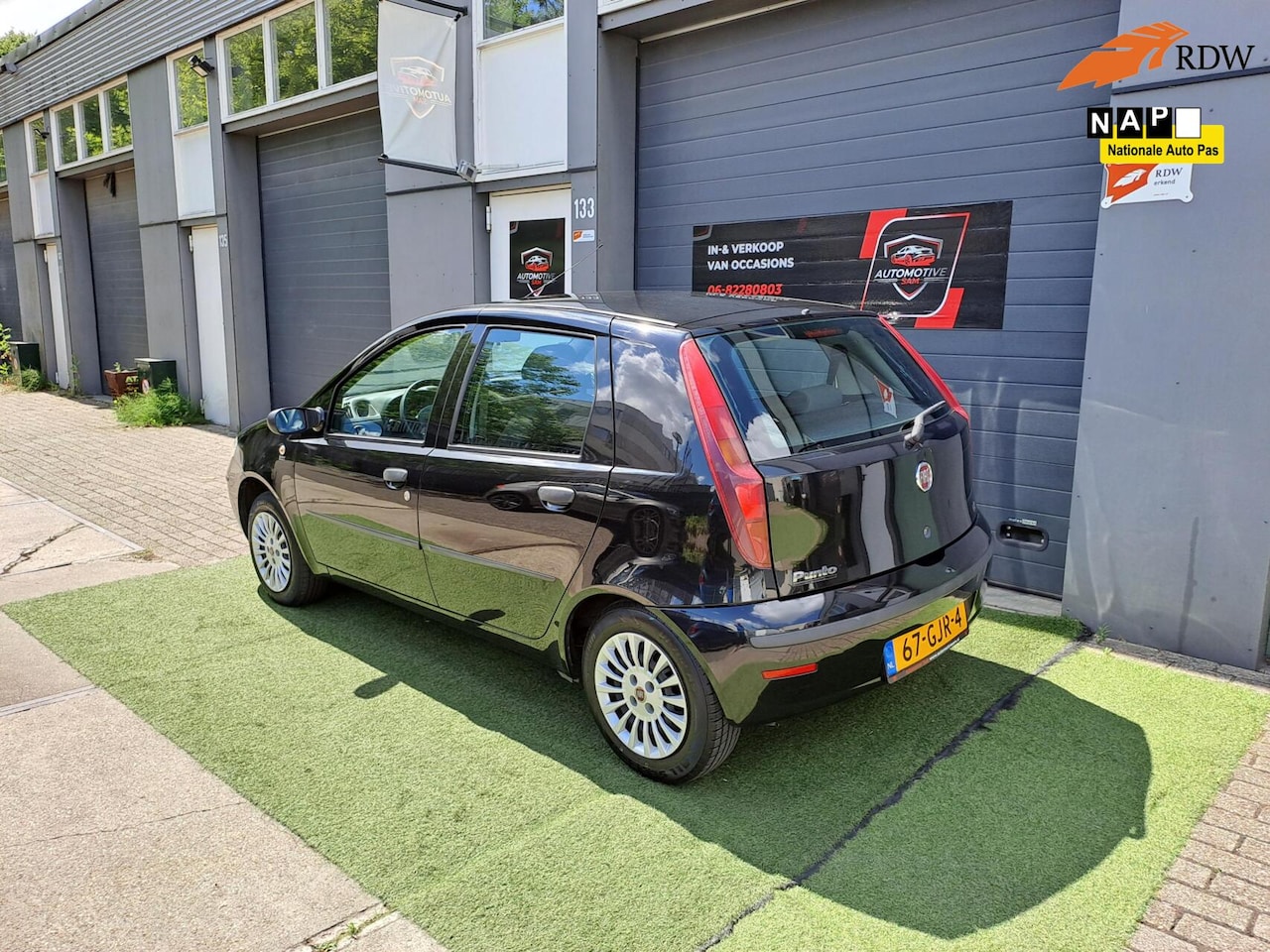 Fiat Punto - 1.2 Classic Edizione Cool Zwart 2008 NAP - AutoWereld.nl