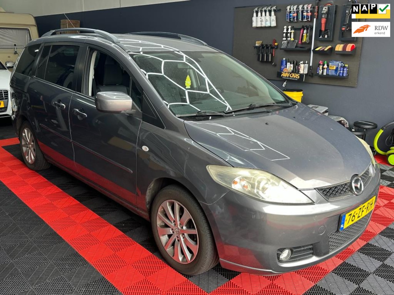 Mazda 5 - 1.8 Executive 1.8 Executive, 7 personen, apk, lichtmetaal, koude airco, schuifdeuren, inruil mogelijk. - AutoWereld.nl