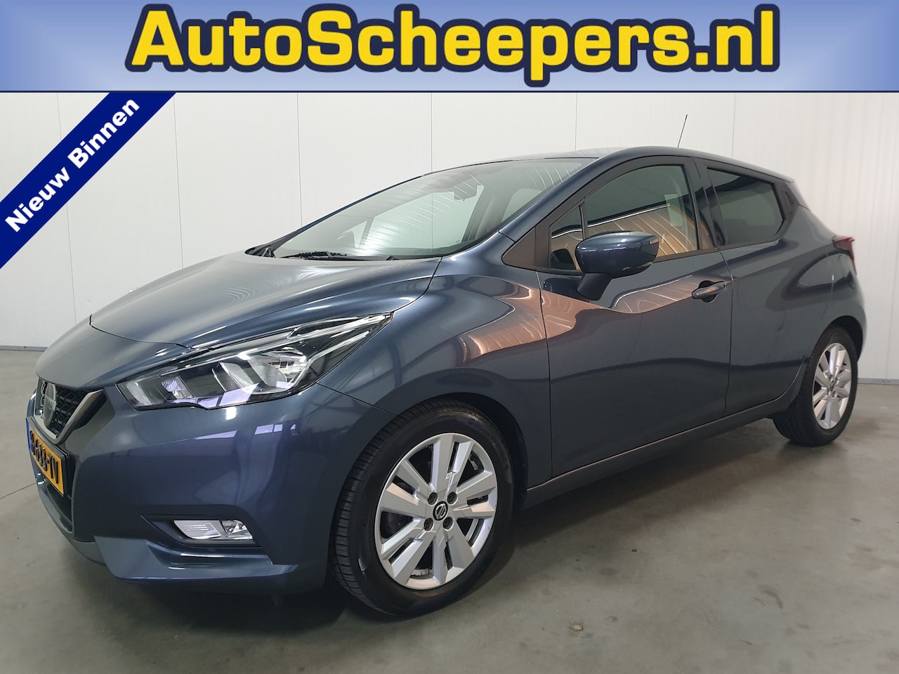Nissan Micra - 1.0 IG-T N-Connecta NAVI/CRUISE/AIRCO/LMV - AutoWereld.nl