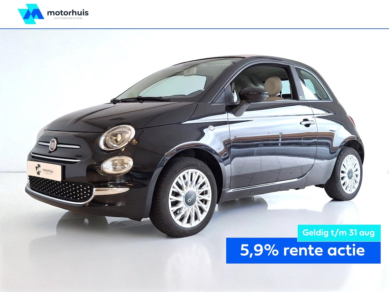 Fiat 500 - 1.0 Hybrid Lounge 1.0 70pk Hybrid Lounge - AutoWereld.nl