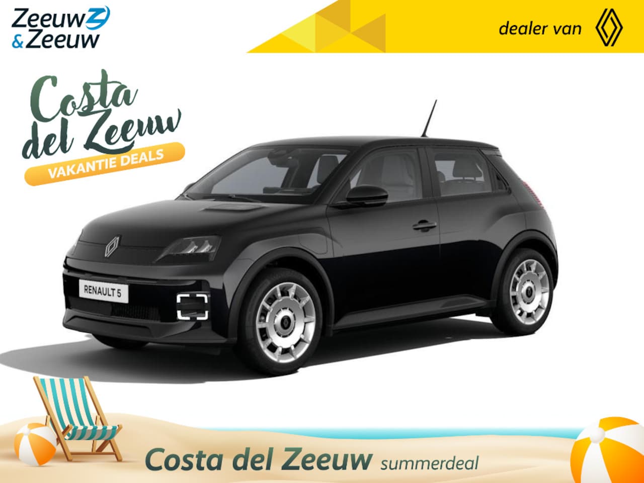 Renault 5 - urban range FIVE 40 kWh Nieuwe stads-EV | Nu te bestellen | 310KM actieradius | 40kWh accu - AutoWereld.nl