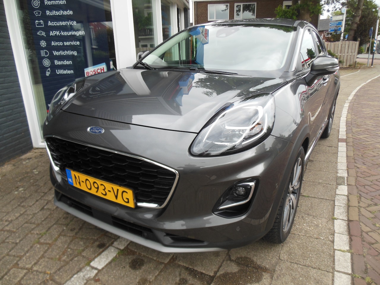 Ford Puma - 1.0 EcoBoost Hybrid Titanium 12 maanden Bovag garantie carplay/android - AutoWereld.nl