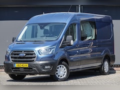 Ford Transit - L3H2 2.0Tdci 130Pk | Dubbel Cabine | 5-Persoons | Trend | Achteruitrijcamera | Chrome Blue