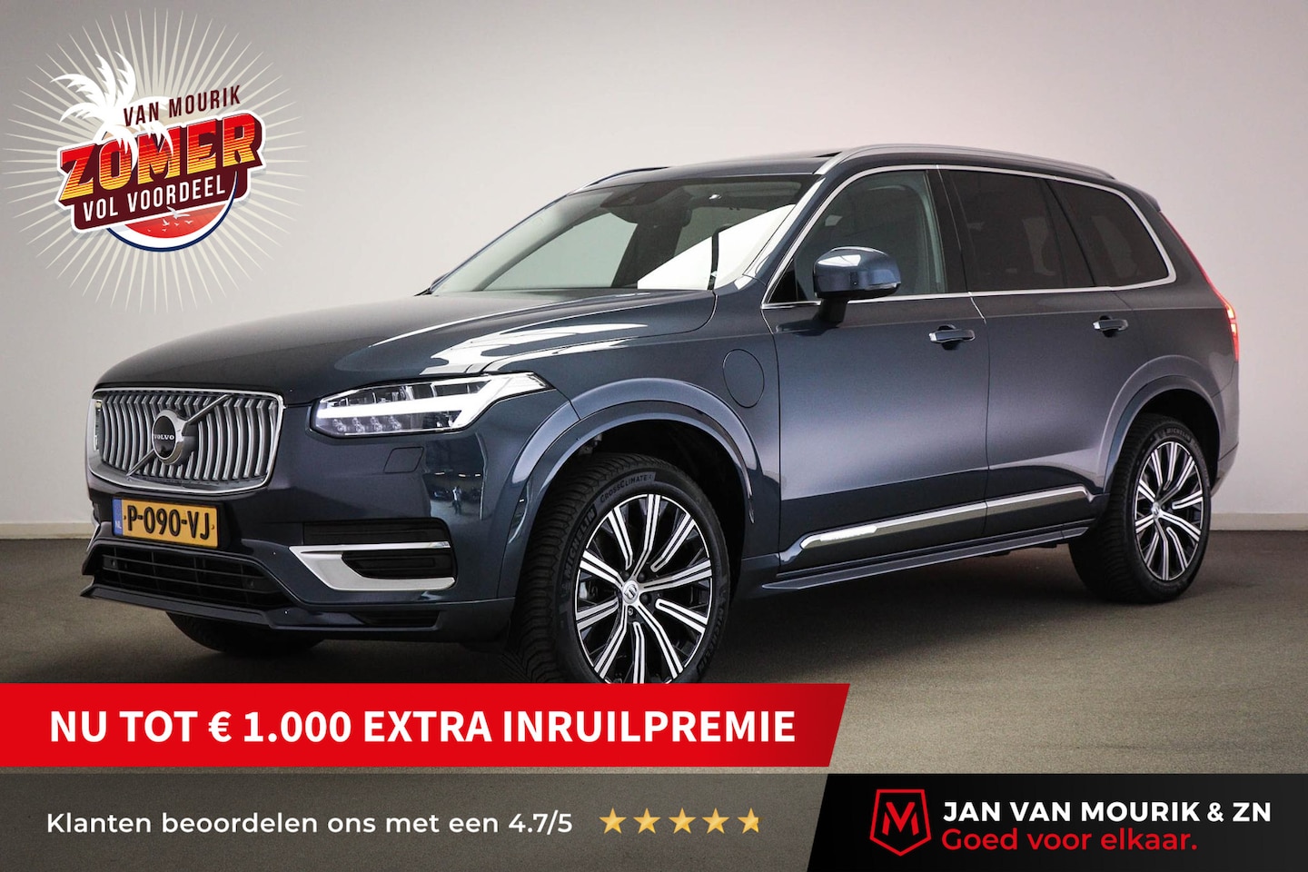 Volvo XC90 - 2.0 T8 Recharge AWD Inscription | TREKHAAK | PANORAMADAK | HARMAN/KARDON | 7-PERSOONS - AutoWereld.nl