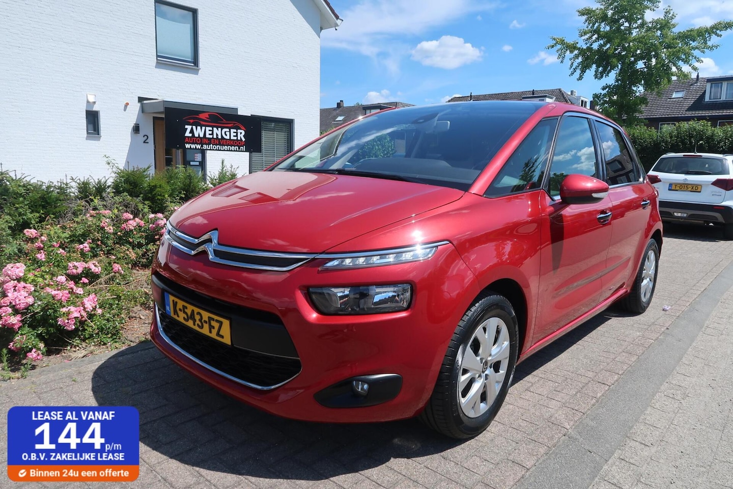 Citroën C4 Picasso - 1.2 PureTech NAVIGATIE|TREKHAAK|CAMERA|KEYLESS|PDC|GOED ONDERHOUDEN - AutoWereld.nl
