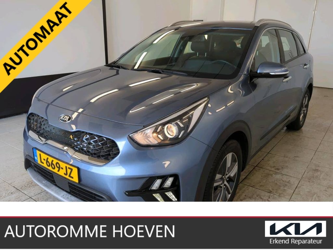 Kia Niro - 1.6 GDi Hybrid AUTOMAAT DynamicLine Trekhaak Org. Ned. - AutoWereld.nl