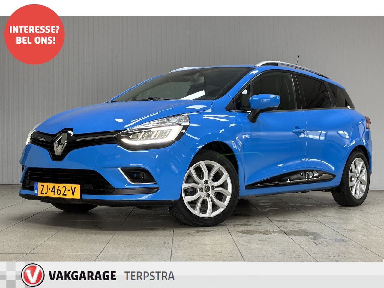Renault Clio Estate - 0.9 TCe Intens/ LED Koplampen!/ Apple+Android/ Half-LEDER/ Keyless/ DAB+/ Clima/ Navi/ Cru - AutoWereld.nl