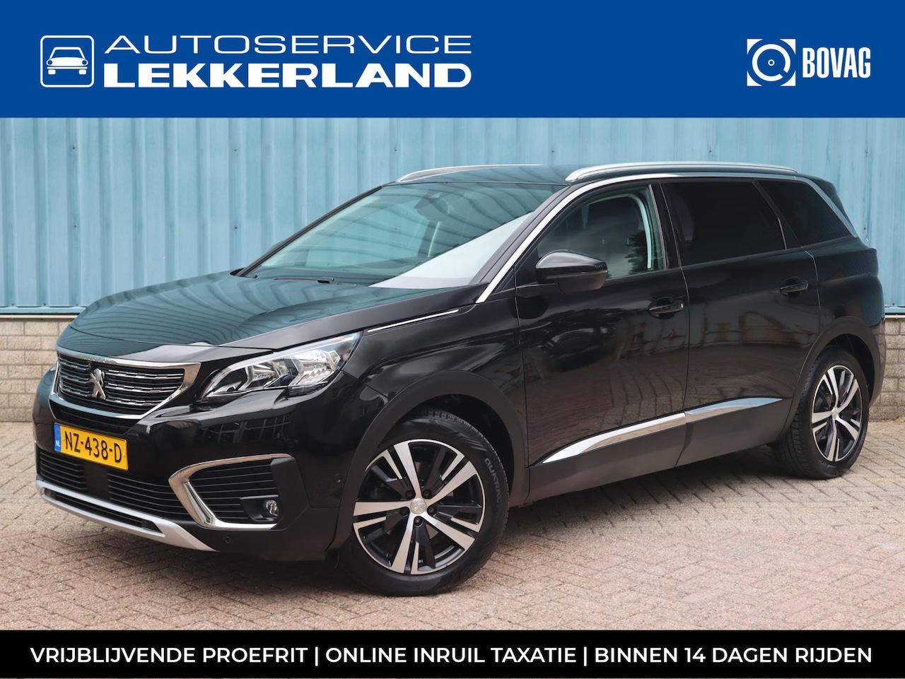 Peugeot 5008 - 1.6T 165PK AUTOMAAT Premium | 7-PERSOONS | NAVI | TREKHAAK | CAMERA V+A | CLIMA - AutoWereld.nl