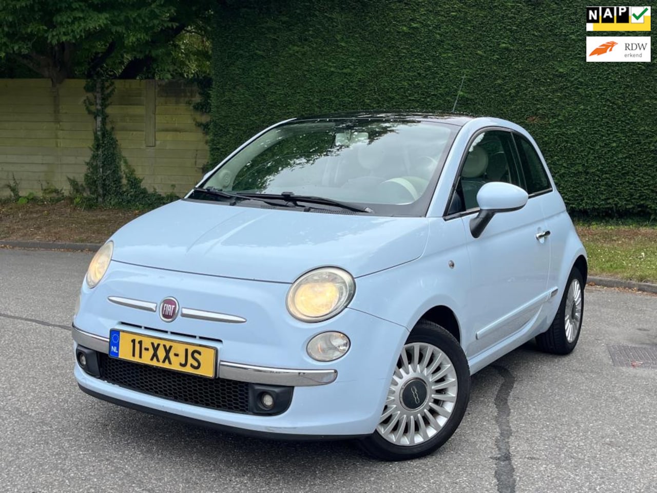 Fiat 500 - 1.2 Pop | Nieuwe APK | Panorama dak | Tiffany Blue | Bluetooth - AutoWereld.nl