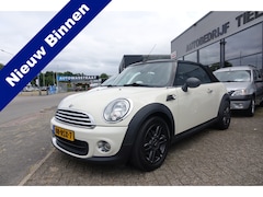 MINI Cabrio - 1.6 One Pepper, airco, black wheels, originele NL auto met N.A.P. Zeer mooie en echte auto