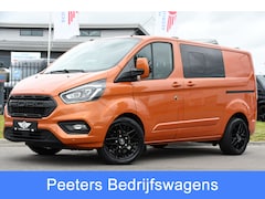 Ford Transit Custom - 300 2.0 TDCI L1H1 Limited DC Raptor Edition Cruise, Camera, Carplay, 2 x Schuifdeur, Stoel