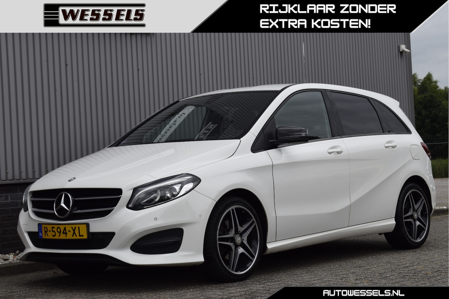 Mercedes-Benz B-klasse - 200 AMG Night Edition Automaat, Navi, Stoelverwarming, 18 inch, Cruise control, - AutoWereld.nl