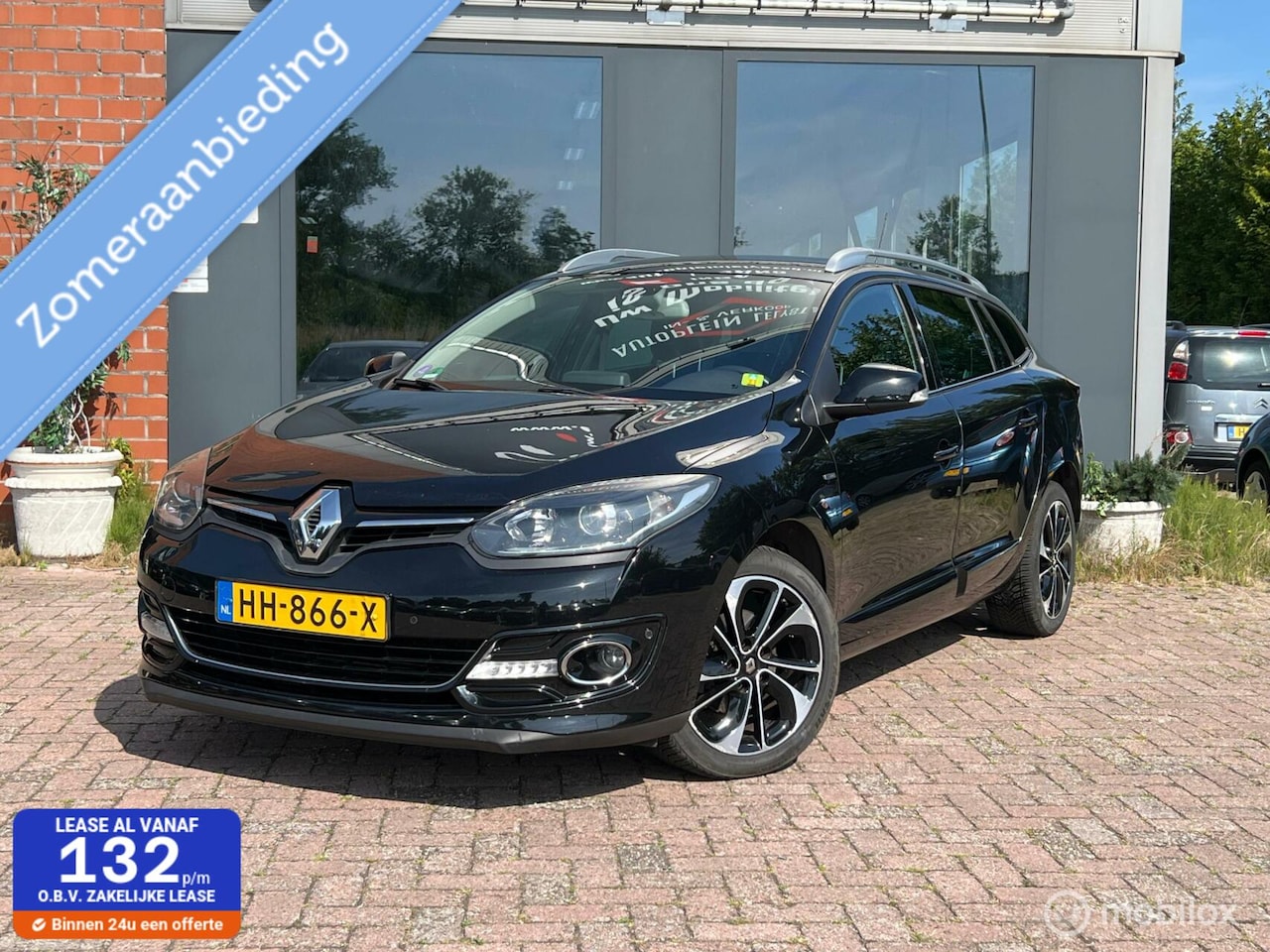 Renault Mégane Estate - 1.2 TCe Bose Navi Automaat half leer nap - AutoWereld.nl