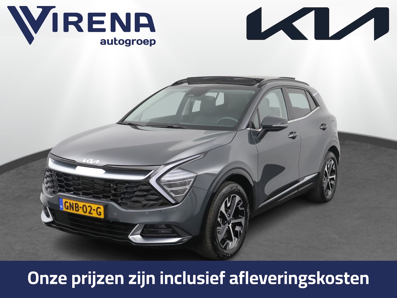 Kia Sportage - 1.6 T-GDi Hybrid DynamicPlusLine - Navigatie - Schuif-/kanteldak - Stoel-/stuurverwarming - AutoWereld.nl