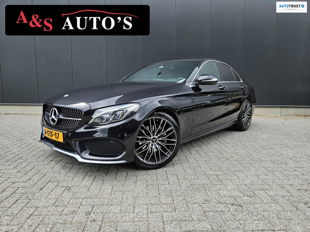 Mercedes-Benz C-klasse - 180 AMG NAP Led Elektr stoelen Automaat Navigatie Parksensoren Leder - AutoWereld.nl