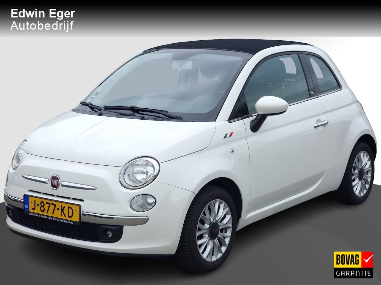 Fiat 500 C - 1.2 77000km, 4 cilinder, onderhoudsboekjes aanwezig - AutoWereld.nl