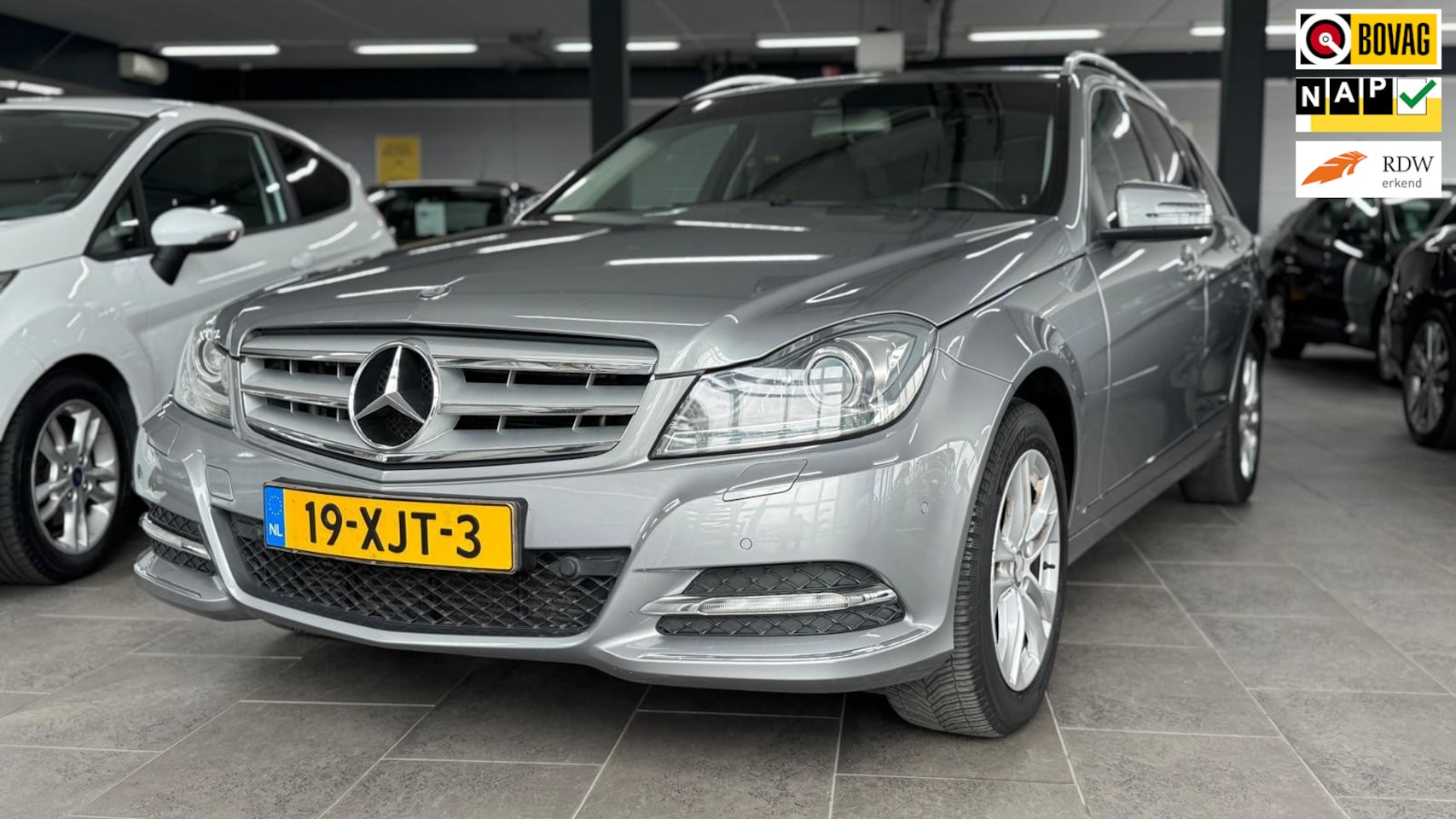 Mercedes-Benz C-klasse Estate - 180 Business Class Avantgarde automaat xenon navi clima cruise controle elektrische pakket - AutoWereld.nl