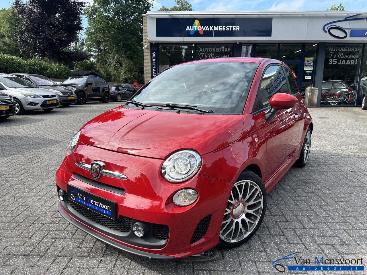 Fiat 500 Abarth - 1.4 T-Jet Elaborabile 1eEig|Leder|Xenon|Climate - AutoWereld.nl