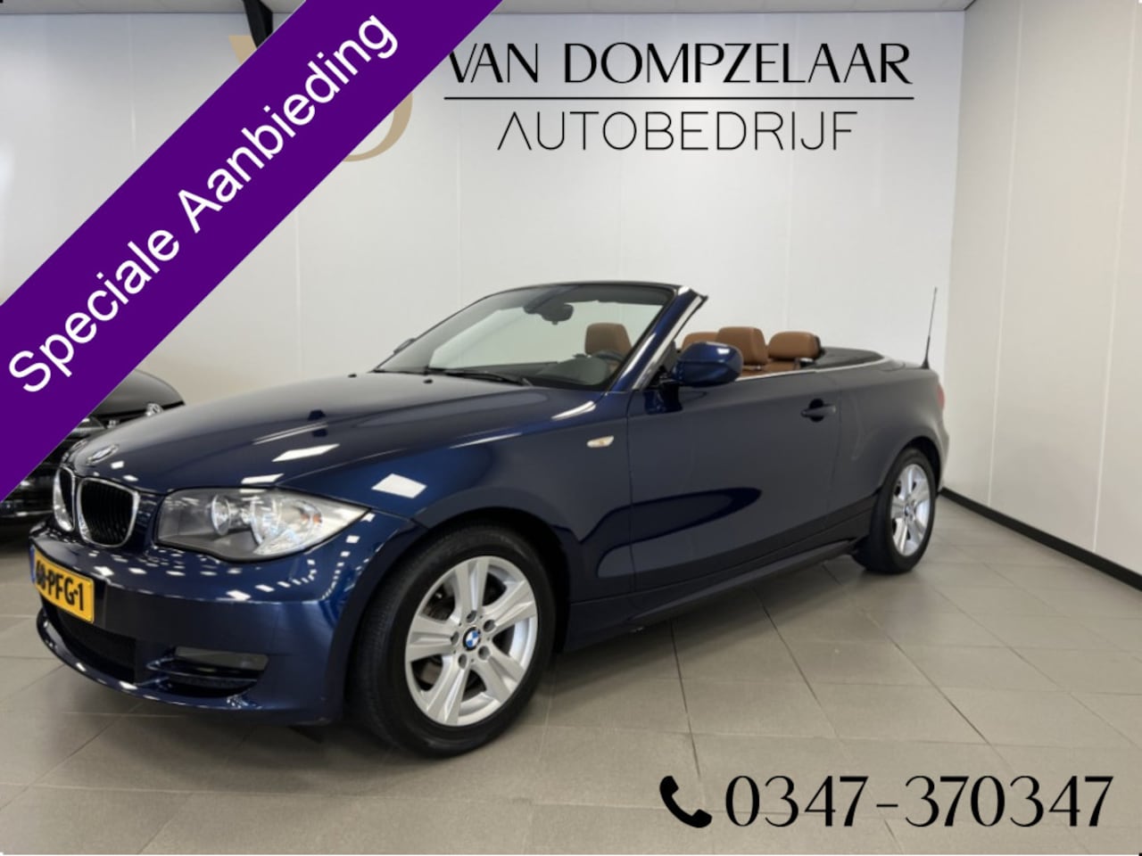 BMW 1-serie Cabrio - 118i Executive / leder / navi / stoelverw. / - AutoWereld.nl
