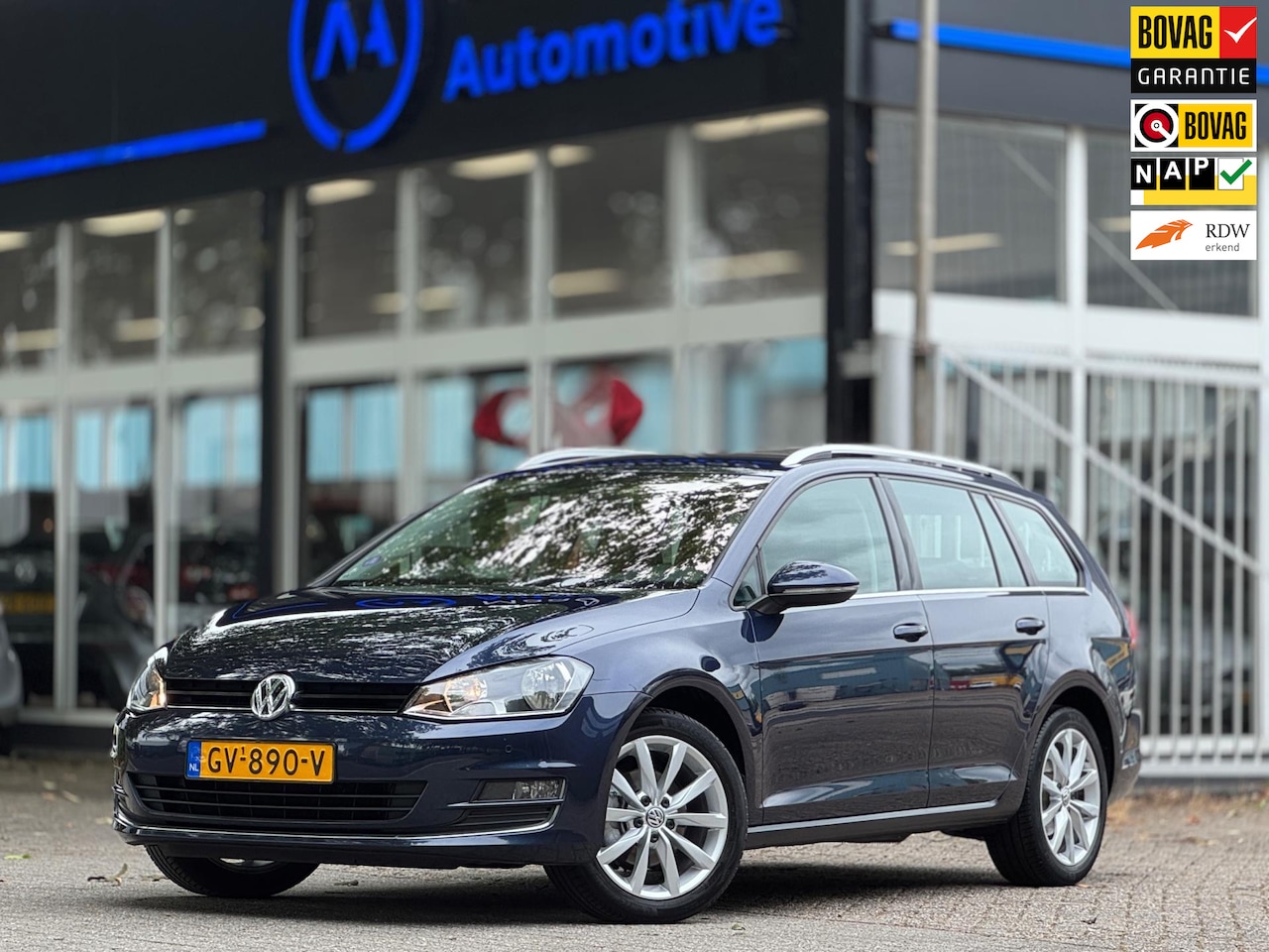 Volkswagen Golf Variant - 1.4 Automaat Cruise Navi DB riem VV Camera Stoel vw Volle historie Nieuwe APK - AutoWereld.nl