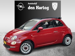 Fiat 500 C - 1.0 Hybrid RED NAVI|CARPLAY|AIRCO|CRUISE|CABRIO