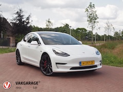 Tesla Model 3 - Performance AWD 75 kWh | Performance Dual Motor AWD 4D 360kW | Camera | Glazen dak |