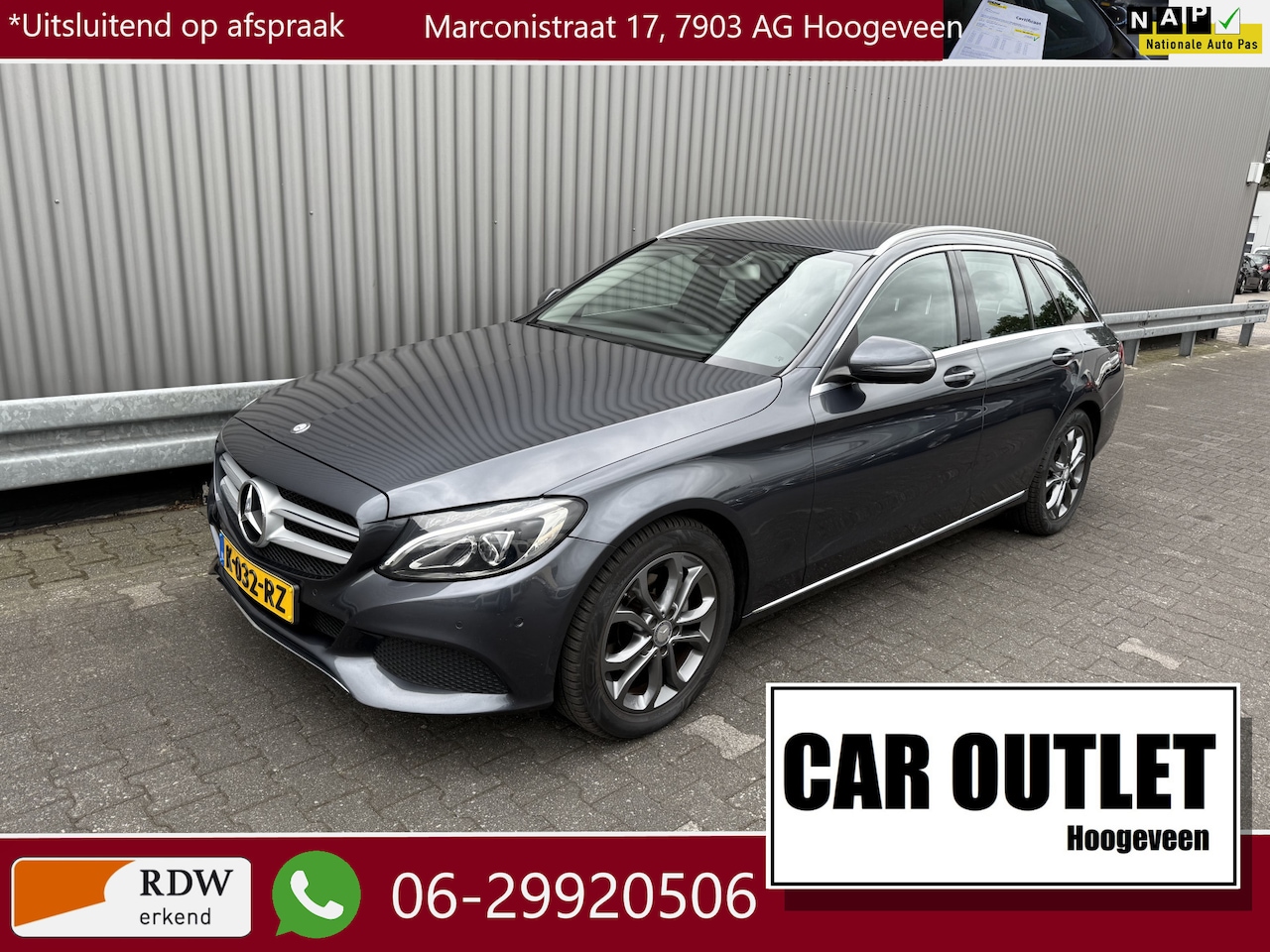 Mercedes-Benz C-klasse Estate - 180 Edition 1 AUTOMAAT Navi LM Cruise --Inruil Mogelijk-- - AutoWereld.nl