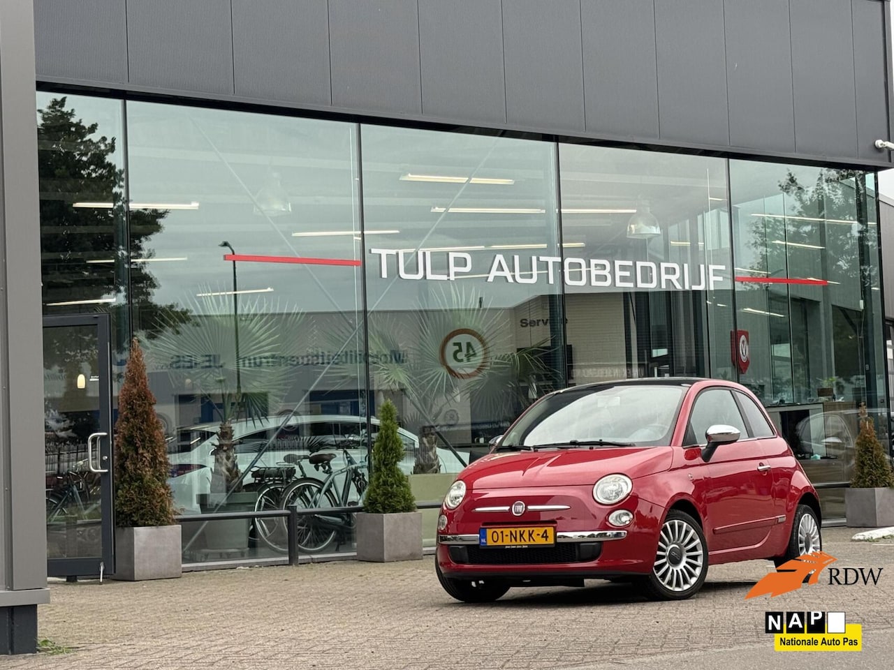 Fiat 500 - 1.2 Lounge Automaat 2010 Panodak Half Leder Clima - AutoWereld.nl
