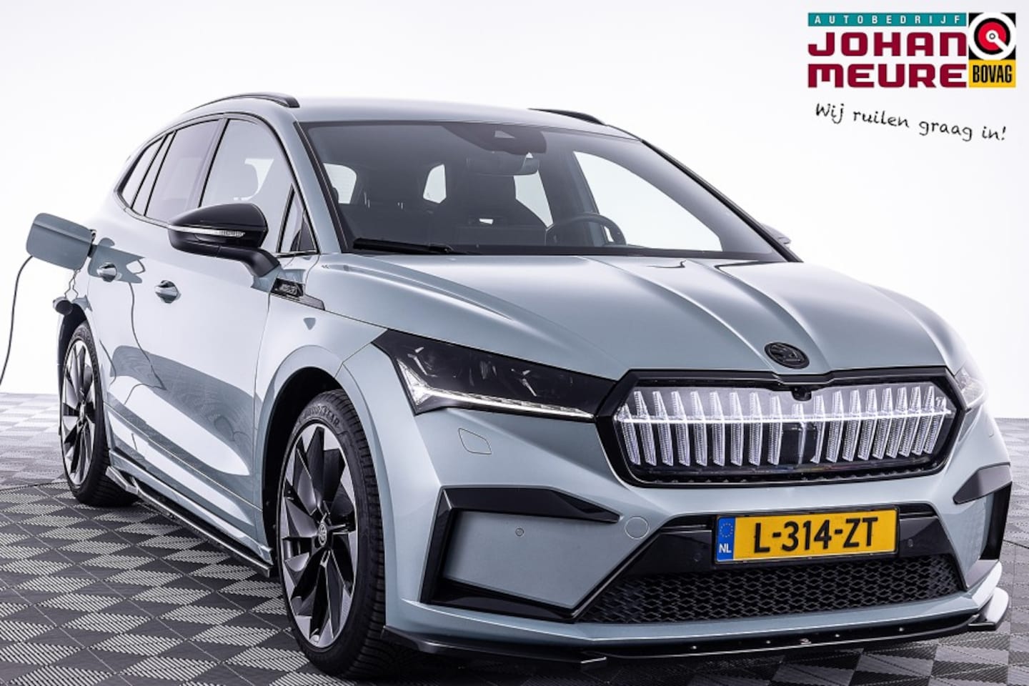 Skoda Enyaq iV - 60 Sportline | Full LED | Half LEDER | ECC - AutoWereld.nl