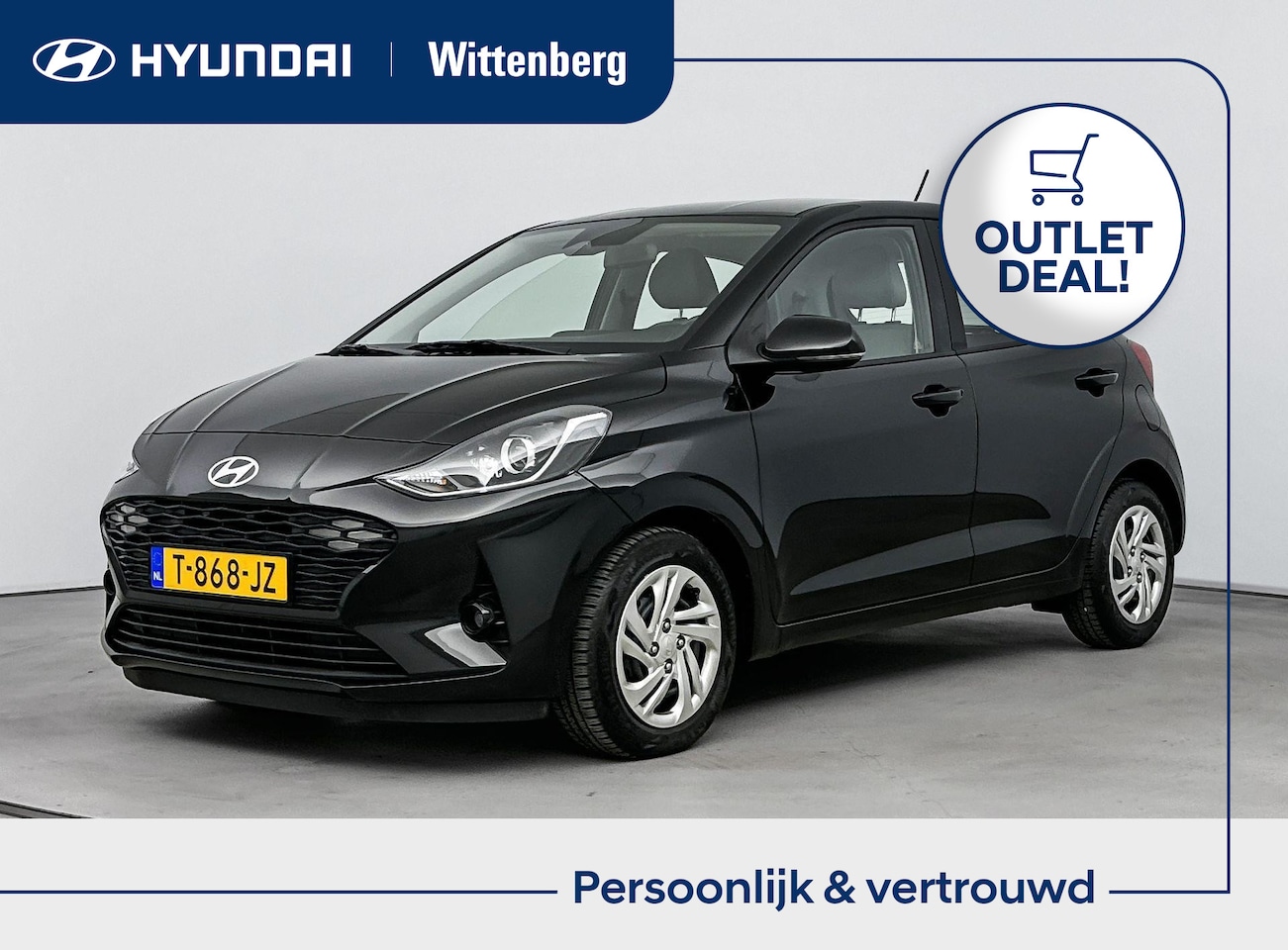 Hyundai i10 - 1.0 PREMIUM | OUTLETDEAL! | NAVI | CLIMA | CRUISE | CAMERA | FABRIEKSGARANTIE GELDIG T/M 7 - AutoWereld.nl