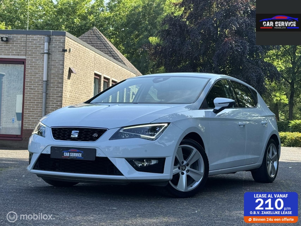 SEAT Leon - 1.4 EcoTSI FR/PDC/LED/NAVI/ACC/CRUISE/LMV/NETTE STAAT - AutoWereld.nl