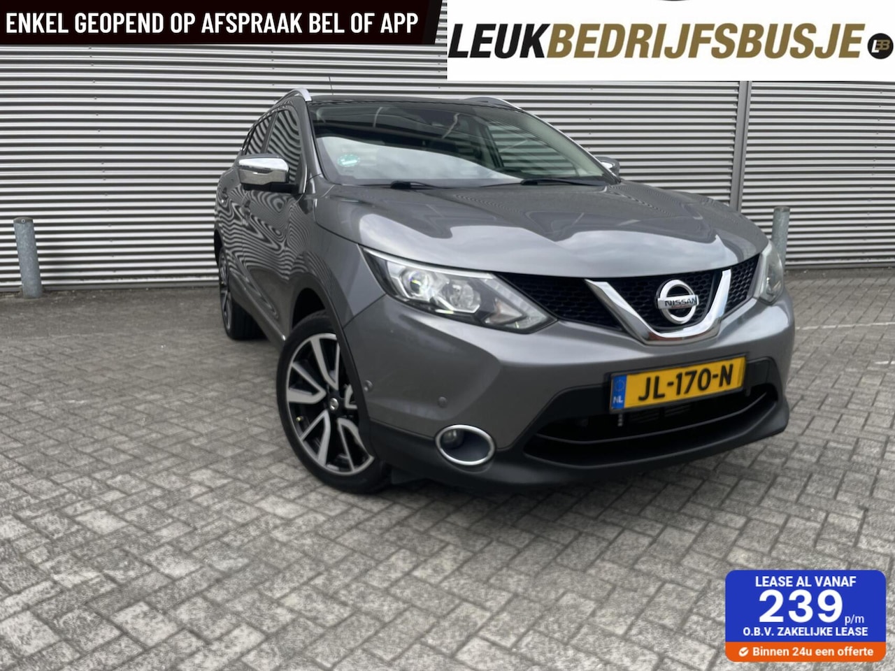 Nissan Qashqai - 1.2 Tekna 19”.Pano,trekhaak,leder,camera - AutoWereld.nl