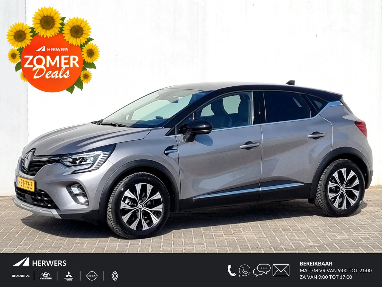 Renault Captur - 1.6 E-Tech full hybrid 145 techno Automaat / All Season Banden / Navigatie / Camera / Crui - AutoWereld.nl