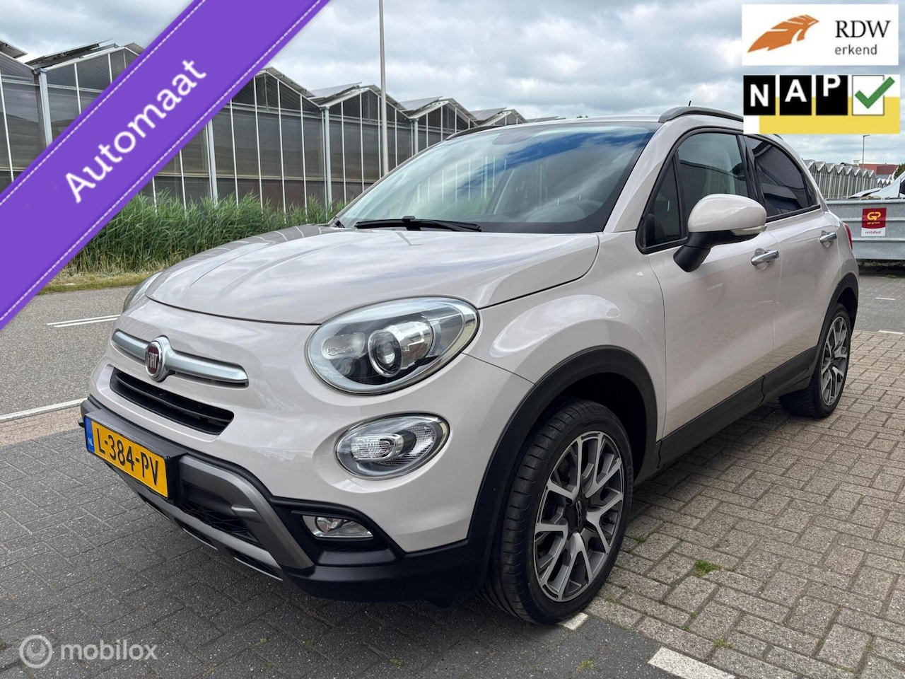 Fiat 500 X - 1.4 Turbo MultiAir Lounge|Sportvelg|Leer|Laag km - AutoWereld.nl