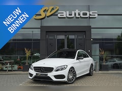 Mercedes-Benz C-klasse - C200 AMG 184pk Panoramadak Burmester Night pakket 19" LMV Command Full led