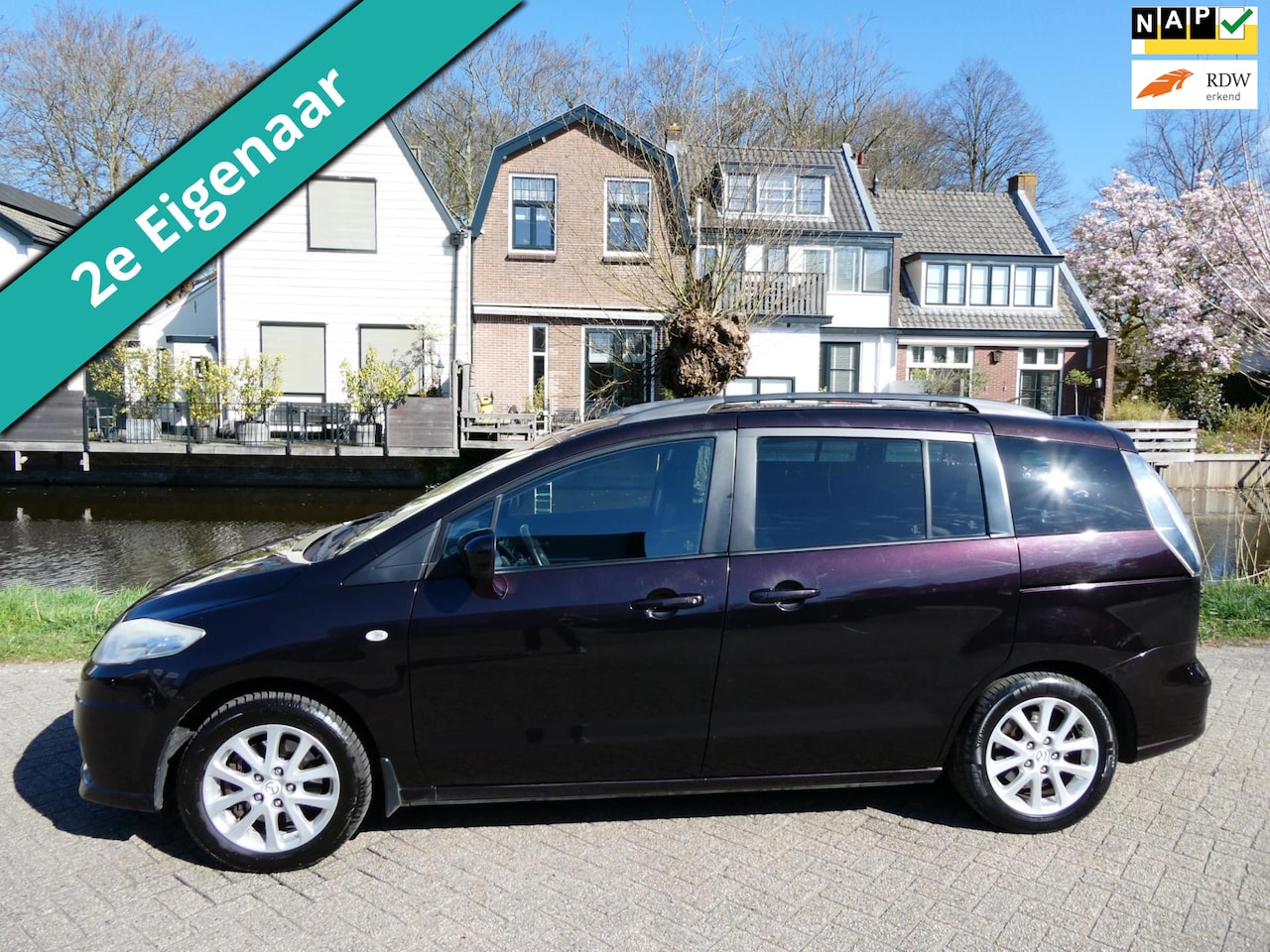 Mazda 5 - 2.0 Katano 7-Persoons 2e eig. 146pk Clima Cruise Trekhaak 1400kg - AutoWereld.nl