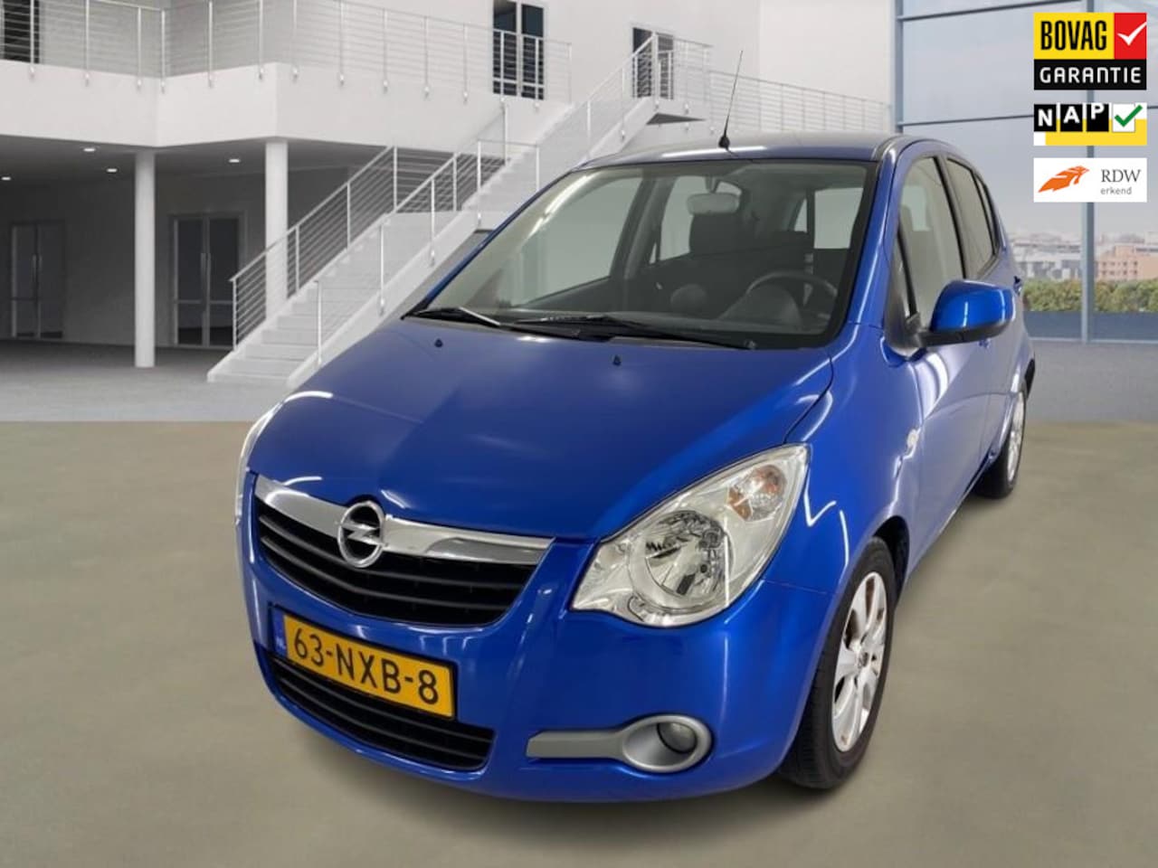 Opel Agila - 1.2 Edition Automaat 68.500 km +NAP NL-auto - AutoWereld.nl