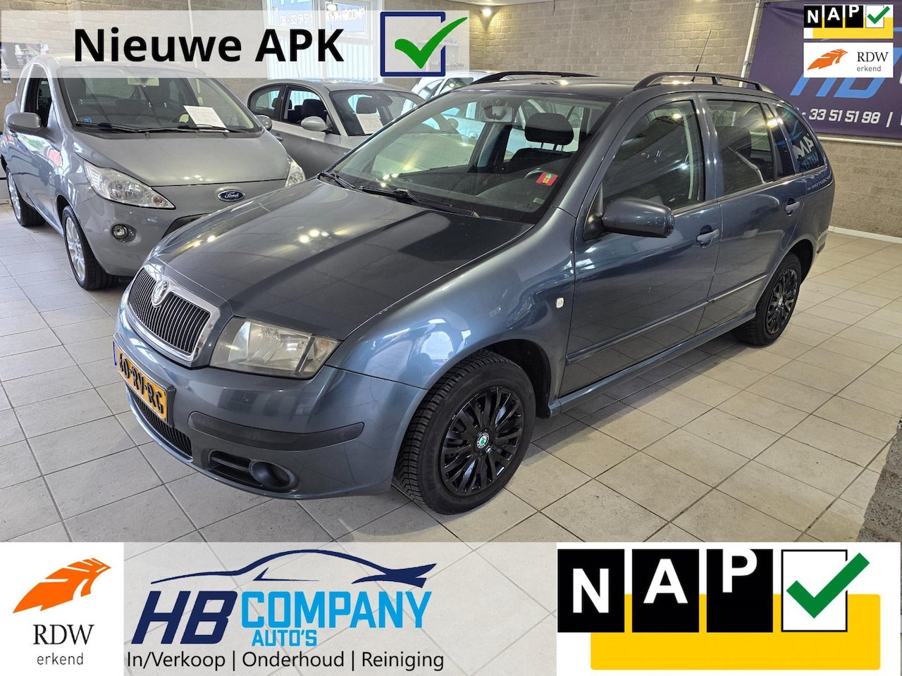 Skoda Fabia Combi - 1.4-16V Equipe | Airco | Nieuwe APK | NAP - AutoWereld.nl