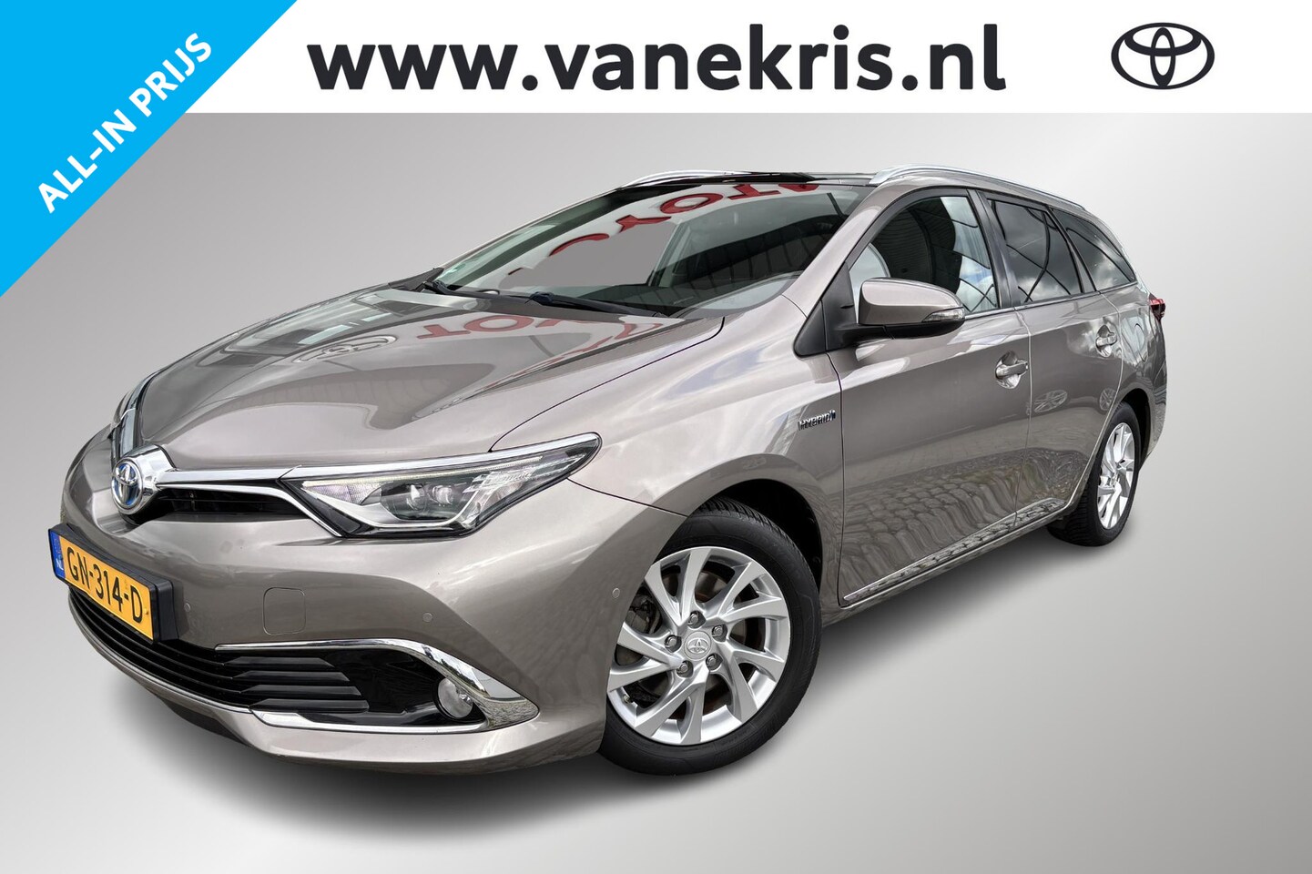 Toyota Auris Touring Sports - 1.8 Hybrid Lease pro Leder, Stoelverwarming, Panorama dak, Allseason banden - AutoWereld.nl