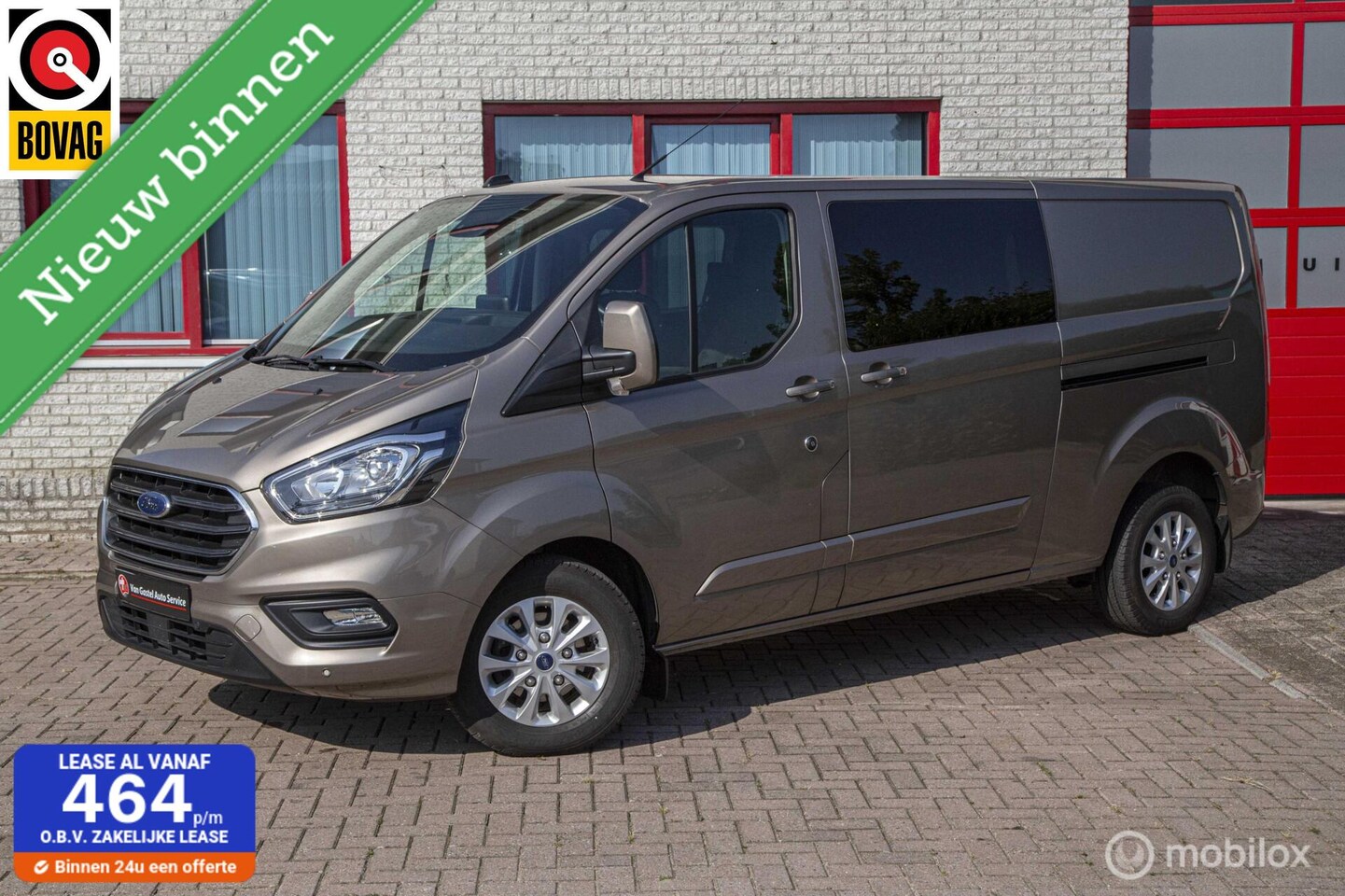 Ford Transit Custom - 320 2.0 TDCI L2H1 Limited DUBBELCABINE/170PK - AutoWereld.nl