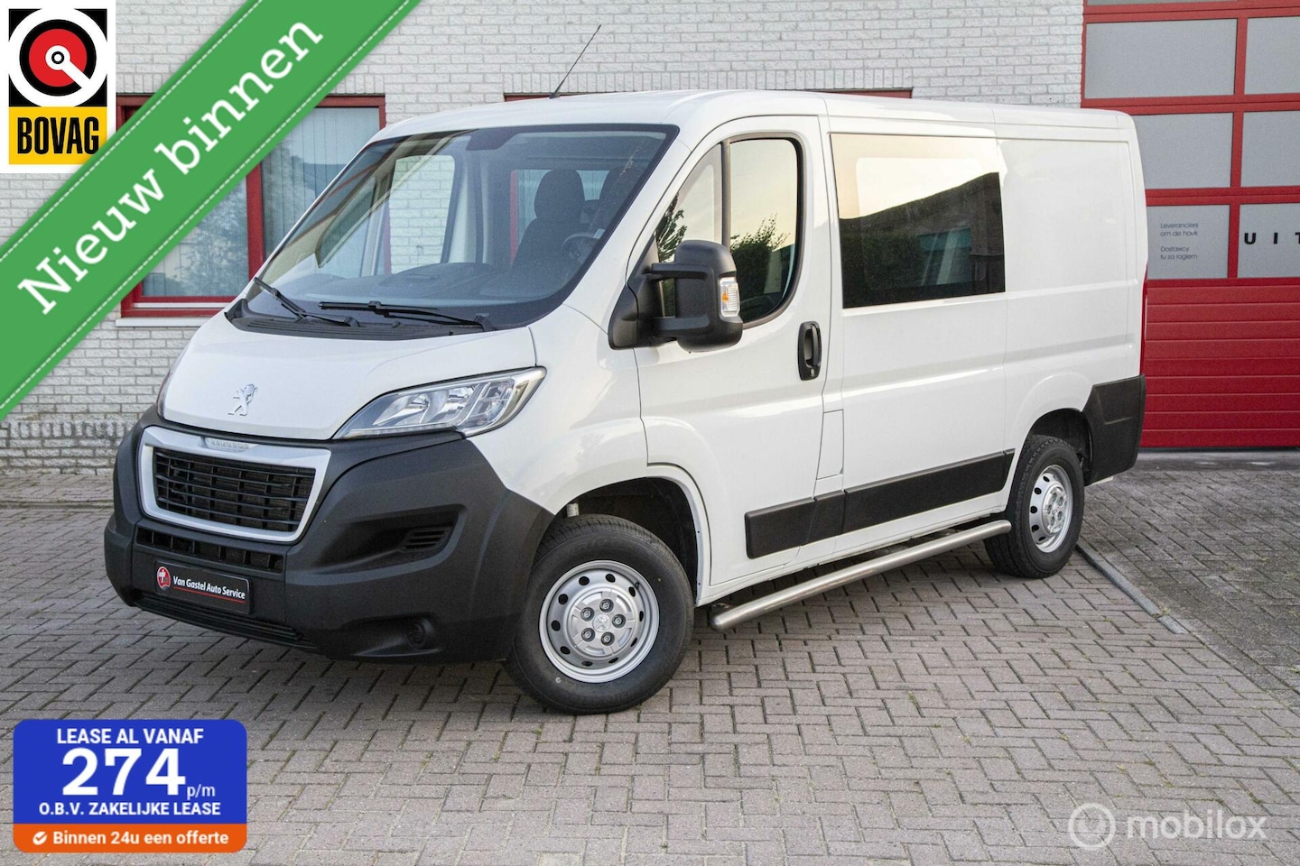 Peugeot Boxer - Bestel 330 2.2 BlueHDi 120 L1H1 DUBBELCABINE/6PERS - AutoWereld.nl