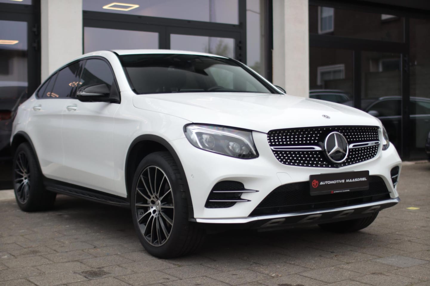 Mercedes-Benz GLC-klasse Coupé - AMG 43 4MATIC|360|Burmester|Schuifdak|Keyless|Alcantara - AutoWereld.nl