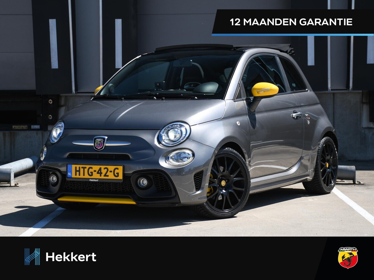 Fiat 500 Abarth - Cabrio 595 Pista 1.4 T-Jet 160pk SOFT-TOP | 17''LM | NAVI | DAB | APPLE-CARPLAY | STOELVER - AutoWereld.nl