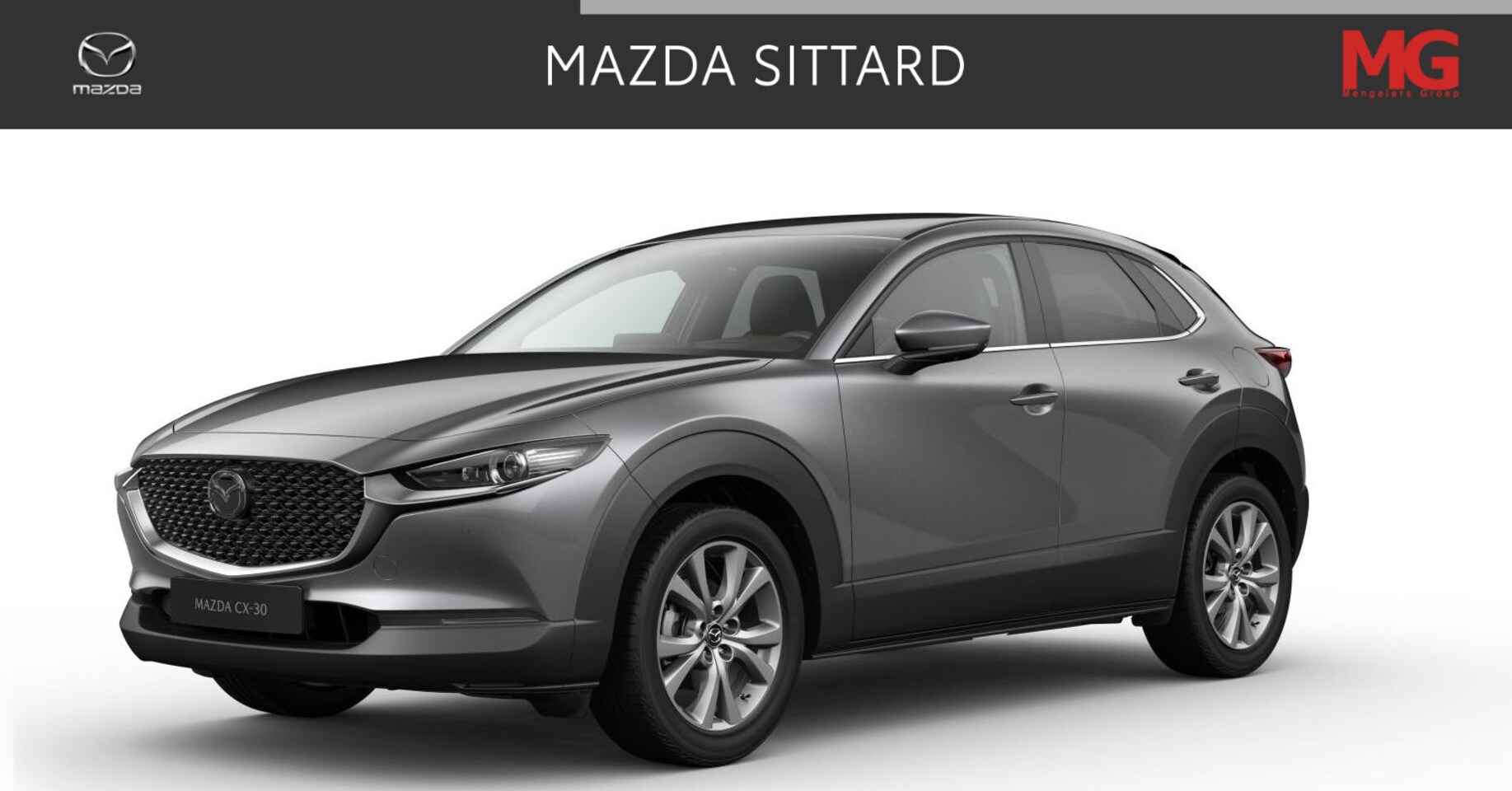 Mazda CX-30 - 2.5 e-SkyActiv-G M Hybrid Takumi | 360 Camera | Leder & Elektr. stoelen | Bose | Elektr. A - AutoWereld.nl