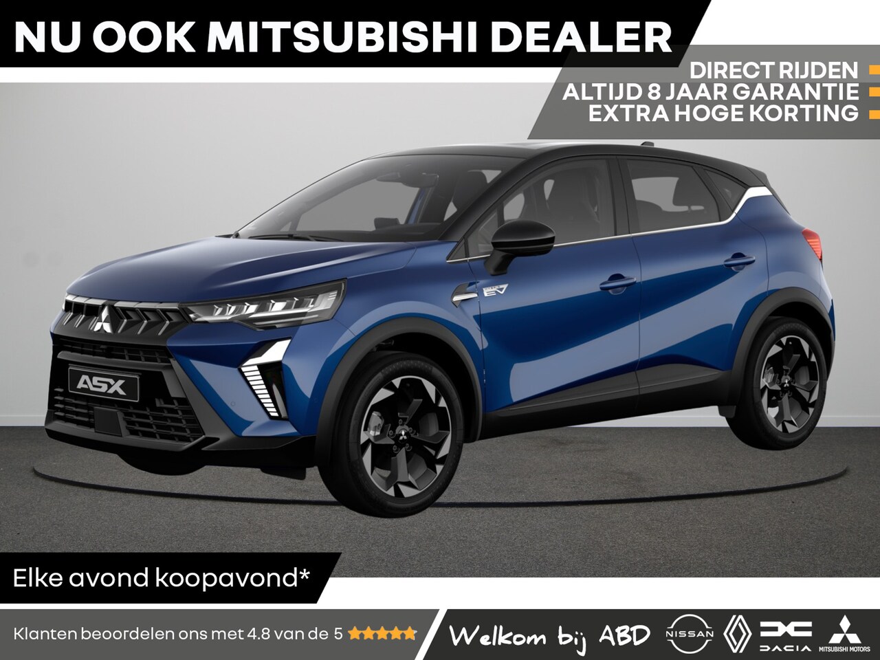 Mitsubishi ASX - Instyle 1.8 HEV | Achteruitrijcamera | Adaptive Cruise Control (ACC) (alleen automaat) | A - AutoWereld.nl