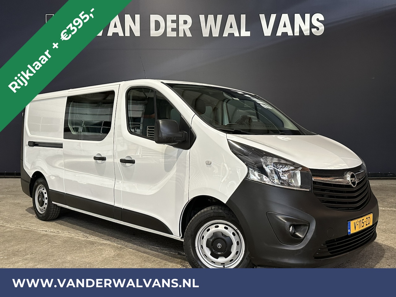 Opel Vivaro - 1.6 CDTI 126pk L2H1 Dubbele Cabine Euro6 RIJKLAAR Airco | 5-Zits | Camera | Navigatie | Tr - AutoWereld.nl